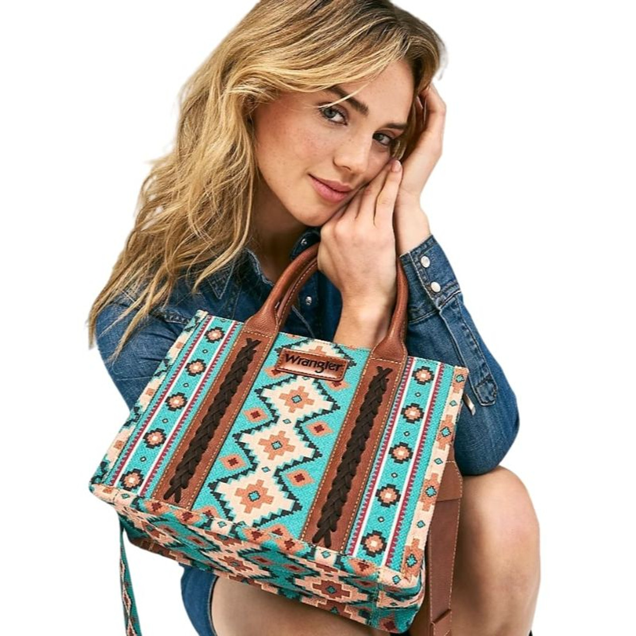 Amazon.com: Wrangler Purse for Women Boho Aztec Tote Bag Hobo Shoulder Top  Handle Handbags with Wide Guitar Strap XY8 WG2202-8120SWBR : Clothing,  Shoes & Jewelry